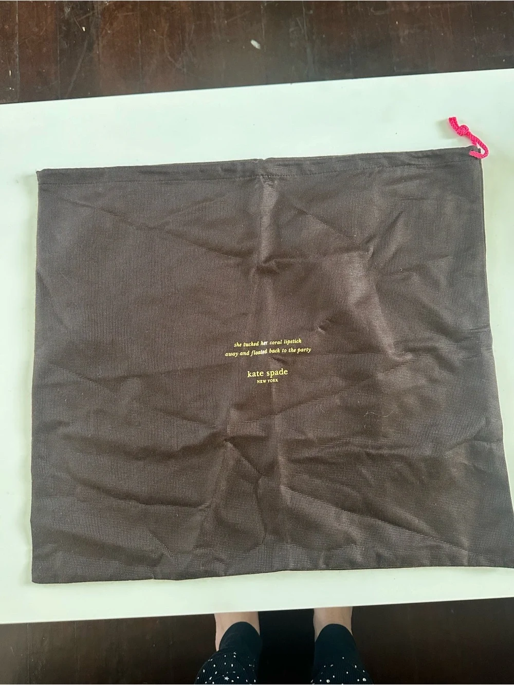 Kate Spade Large Dust Bag never used